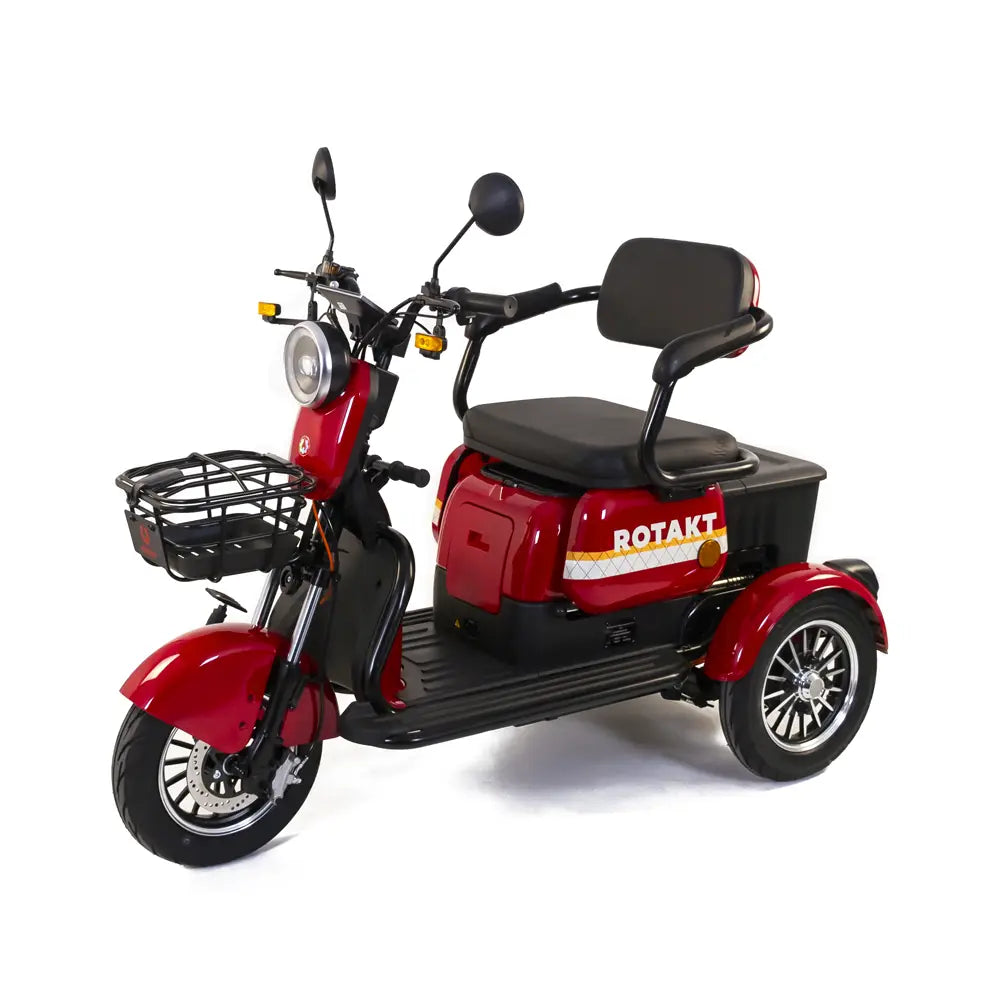 Triciclu Electric Rotakt Safari Motor 1000W, viteza maxima 25 km/h Autonomie 62 km Baterie plumb-acid 60V 20Ah Greutate maxima 187 kg, Fara permis - Mov, 5, atomico.ro
