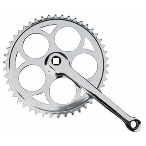 Angrenaj pedalier 1 foaie, patrat, 46T, 1, atomico.ro