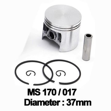 Piston complet Stihl MS 170 – diametru 37 mm, 1, atomico.ro