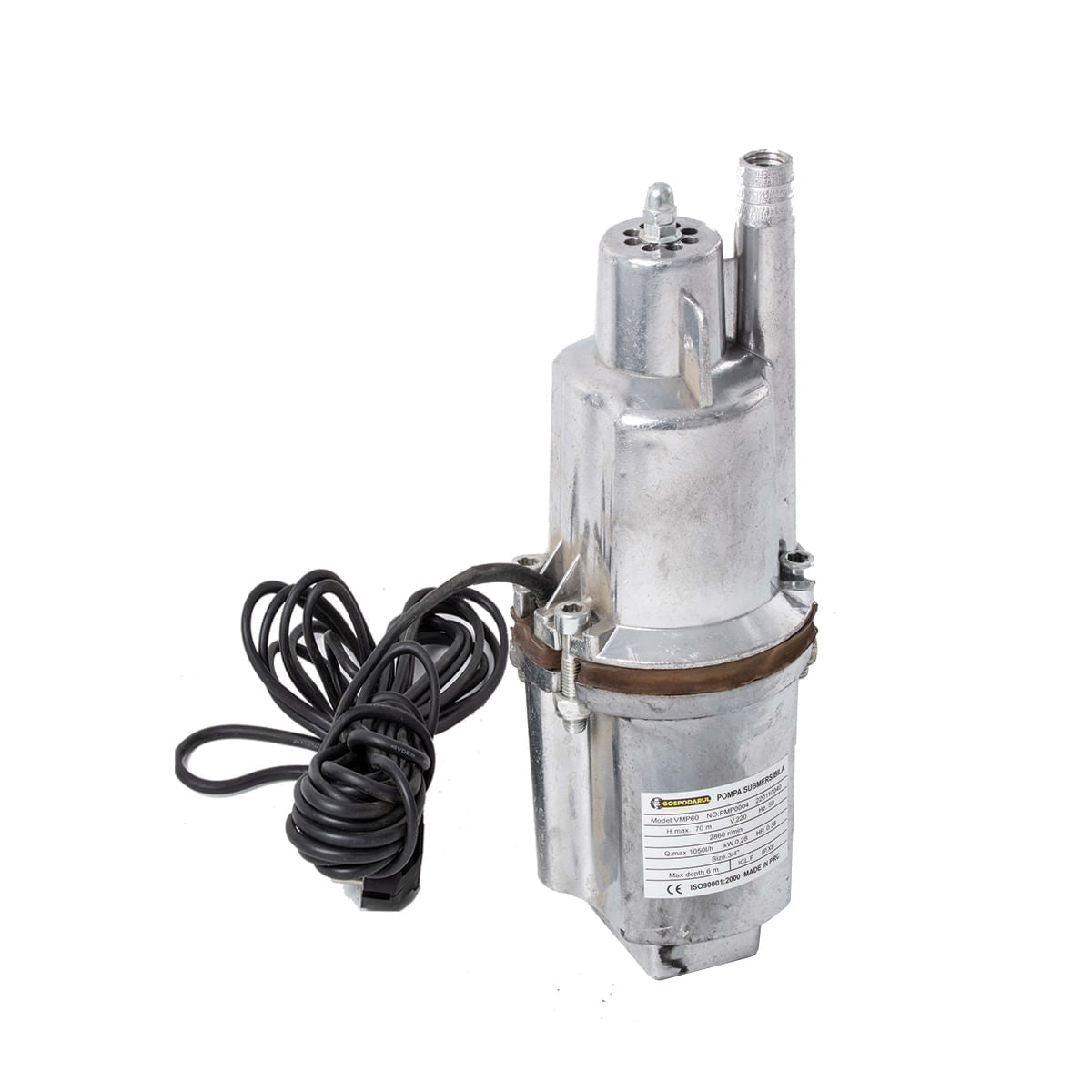 Pompa submersibila apa curata cu vibratii Gospodarul Profesionist VMP-60 - 280W, 1000 l/h, 3, atomico.ro