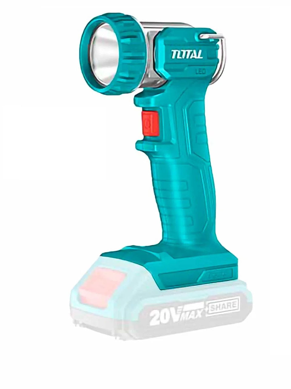 Lampa de lucru Total Industrial, Li-Ion 20V, 225 lumeni, NU INCLUDE INCARCATOR SI ACUMULATOR, 1, atomico.ro