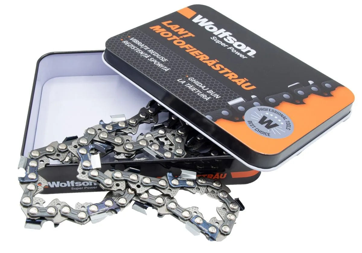 Lant Wolfson pentru motofierastrau, pas 3/8, 35cm, 25 dinti, 50 zale, compatibil cu lama WFS0044, 4, atomico.ro