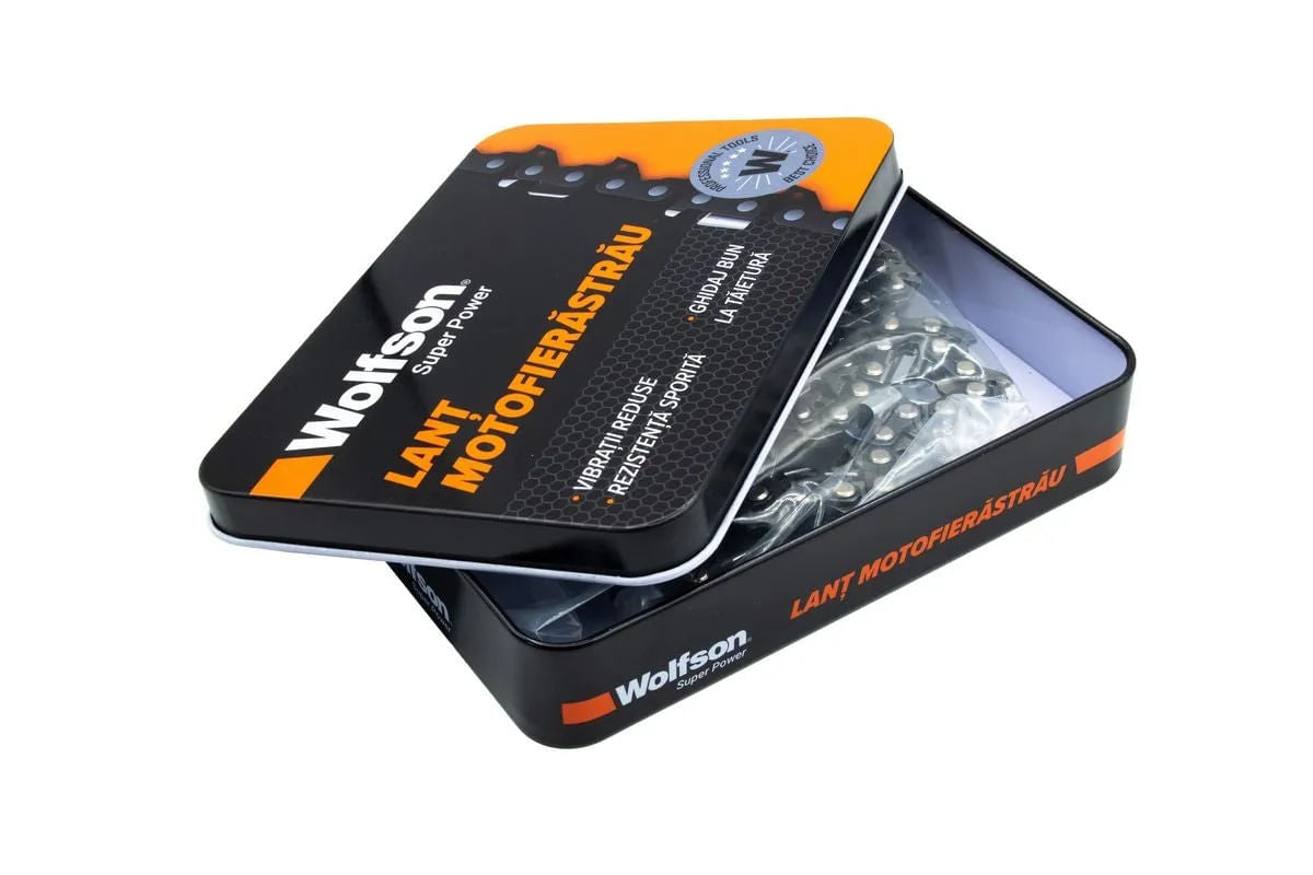 Lant Wolfson pentru motofierastrau, pas 3/8, 35cm, 25 dinti, 50 zale, compatibil cu lama WFS0044, 5, atomico.ro