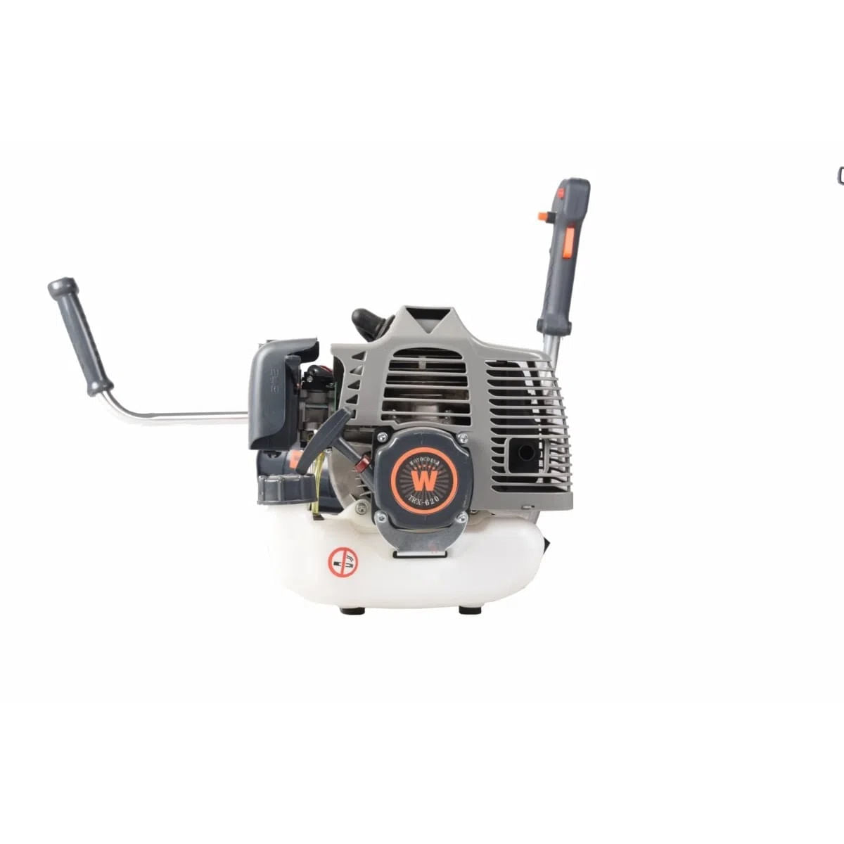 Motocoasa profesionala WOLFSON TRX-620, 2 CP, 8 accesorii, ham confort, 3 sticle de ulei rosu + foarfeca taiere crengi, 4, atomico.ro