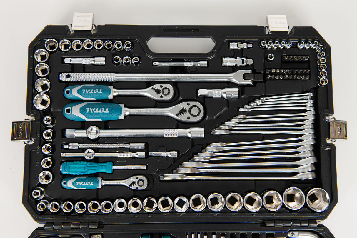 Trusa de scule 142 piese TOTAL Industrial, 2, atomico.ro