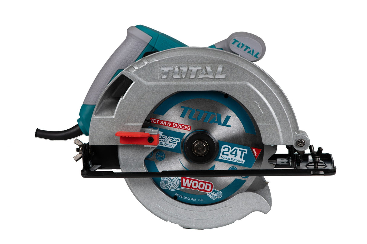 Fierastrau circular de mana TOTAL Industrial, 185mm, 1400W cadou ruleta si ochelari, 2, atomico.ro