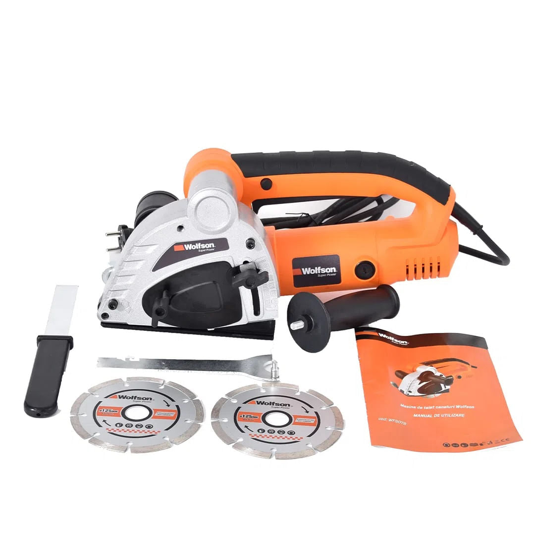 Masina de taiat caneluri Wolfson - 1500W, 125mm - RESIGILAT, 5, atomico.ro