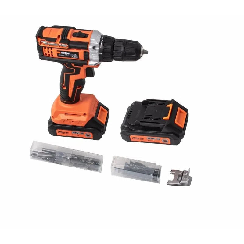 Masina de gaurit cu acumulator Wolfson - 21V, 2.0Ah, 2 acumulatori - RESIGILAT, 5, atomico.ro