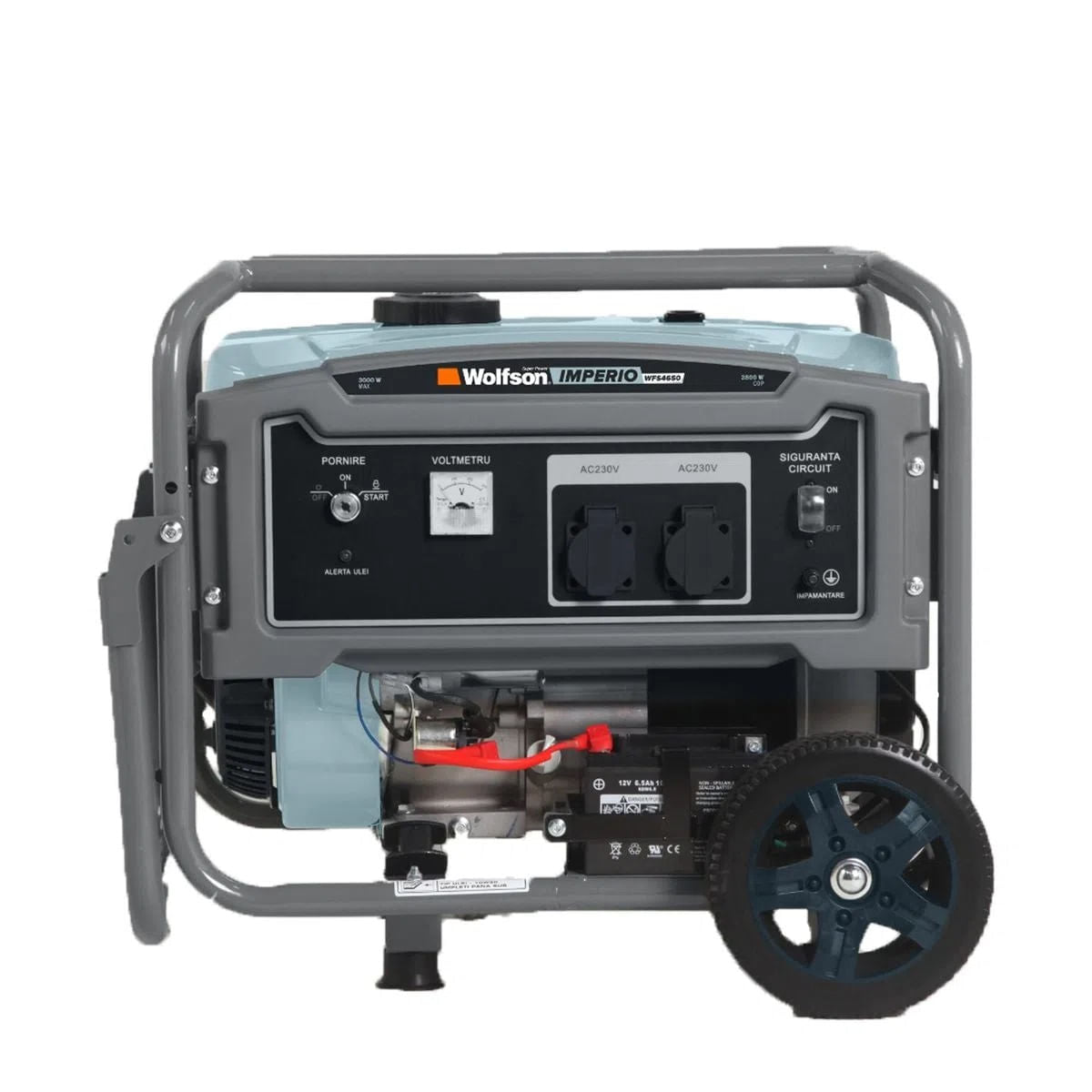Generator de curent pe benzina Wolfson Imperio 3000, 3000W, monofazat, 7CP, 212cc RESIGILAT, 1, atomico.ro