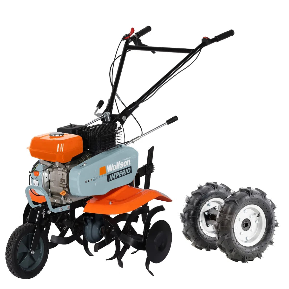 Motosapa pe benzina Wolfson Imperio, 7CP, 212cc, latime de lucru 80cm, cu roti de transport RESIGILAT, 1, atomico.ro