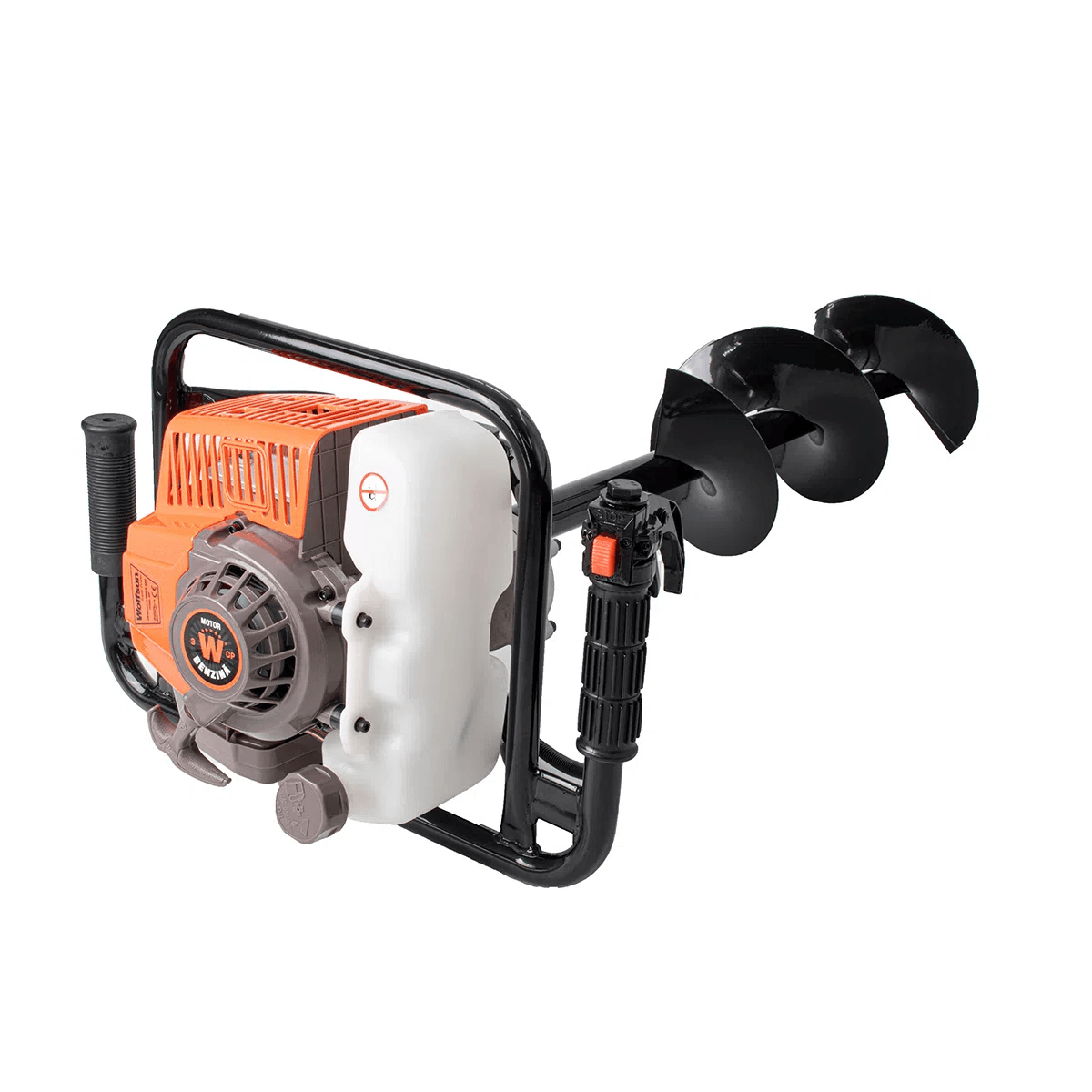 Motoburghiu foreza de pamant Wolfson STB-630, 3CP, 63cc, 3 burghie incluse 100mm, 150mm, 200mm + 3 ulei 2T, 2, atomico.ro