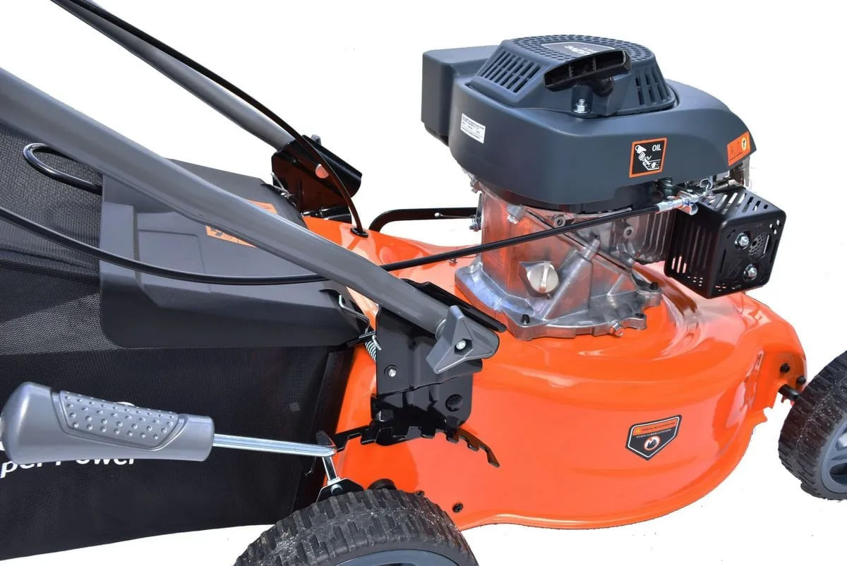 Masina de tuns iarba cu autopropulsie Wolfson, 3.5CP, benzina, latime de lucru 41cm - RESIGILAT, 6, atomico.ro