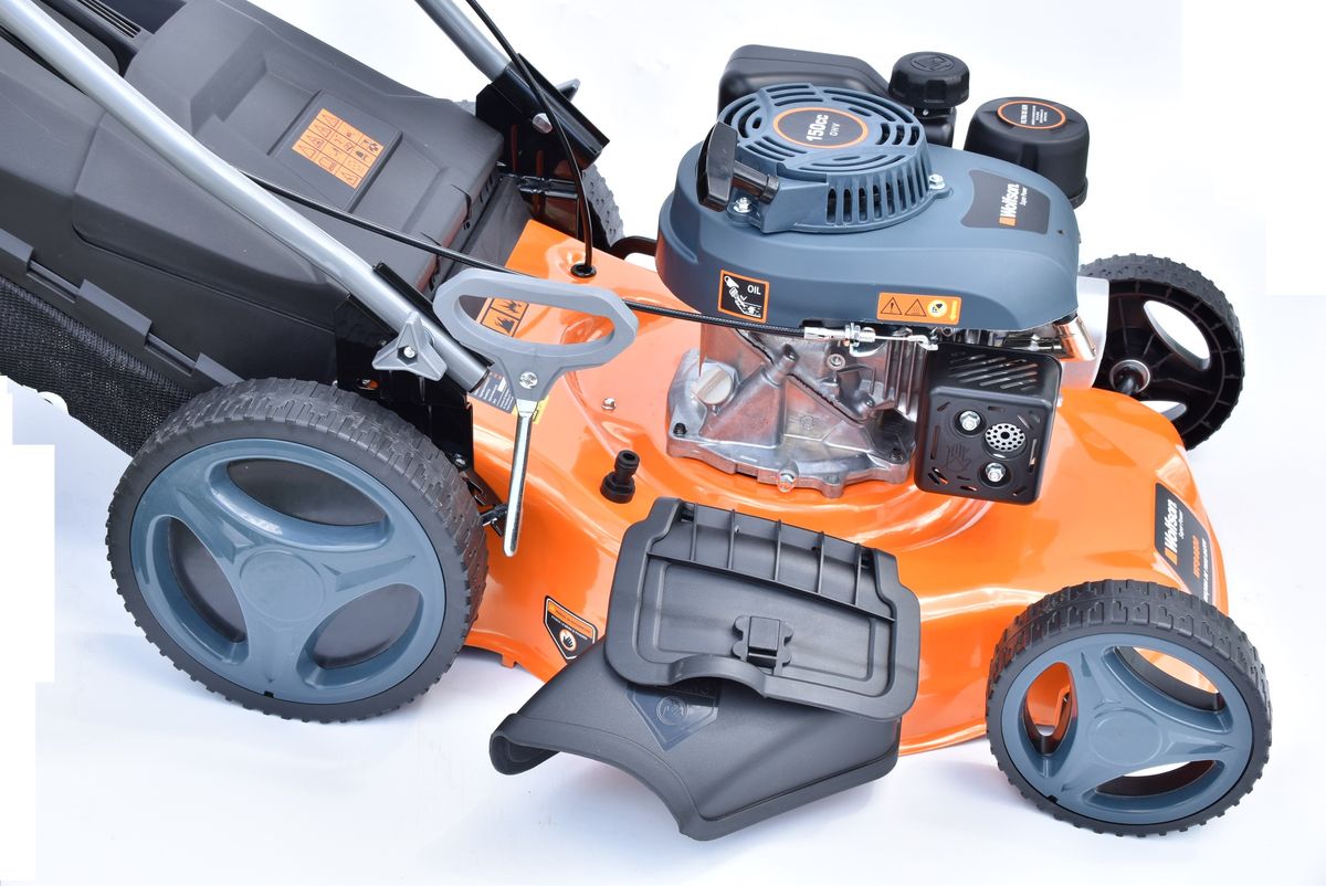 Masina de tuns iarba cu autopropulsie Wolfson, 4CP, benzina, latime de lucru 46cm - Resigilat, 3, atomico.ro