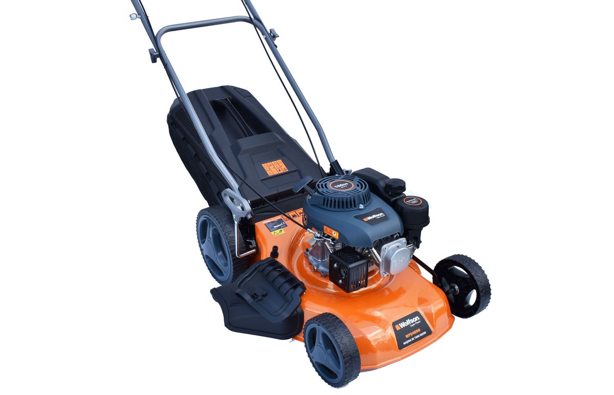 Masina de tuns iarba cu autopropulsie Wolfson, 4CP, benzina, latime de lucru 46cm - Resigilat, 5, atomico.ro