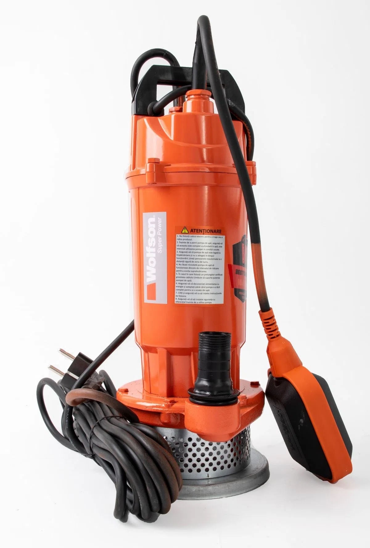 Pompa submersibila apa curata cu plutitor Wolfson QDX-16-F, 370W, 3000 l/h RESIGILAT, 5, atomico.ro