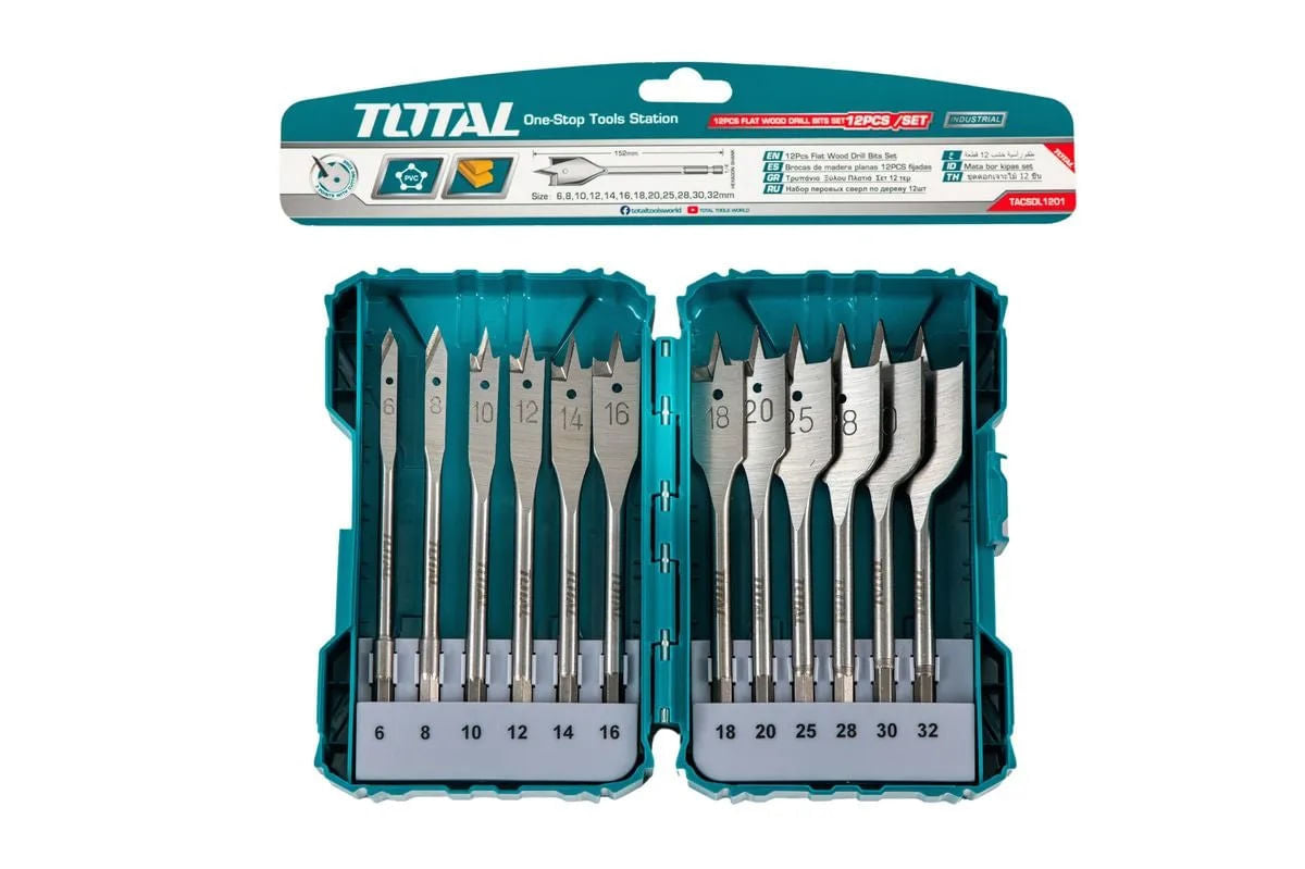 Set 12 buc burghie plate TOTAL pentru lemn - RESIGILAT, 2, atomico.ro