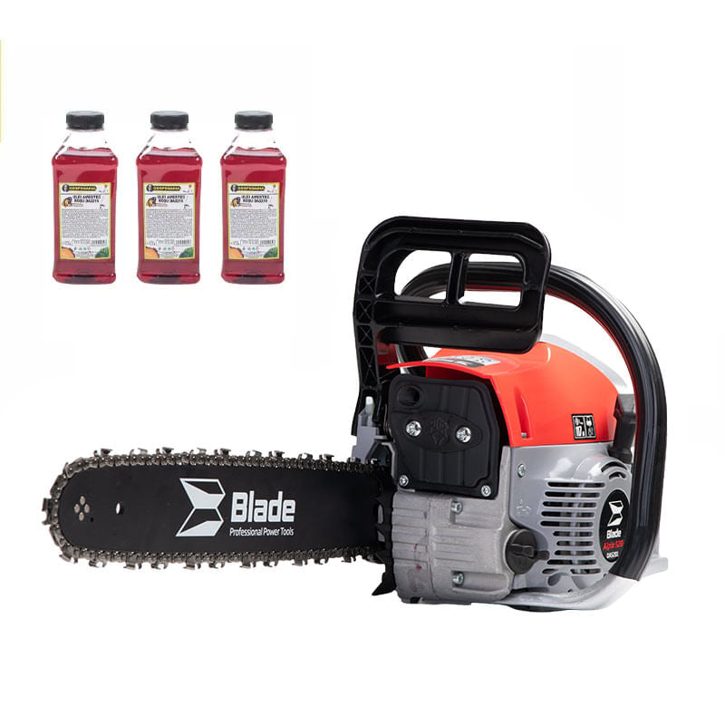 Drujba pe benzina BLADE Alpin 520 - 5CP - 1 lama, 1 lant + 3 ulei 0.5L, 1, atomico.ro