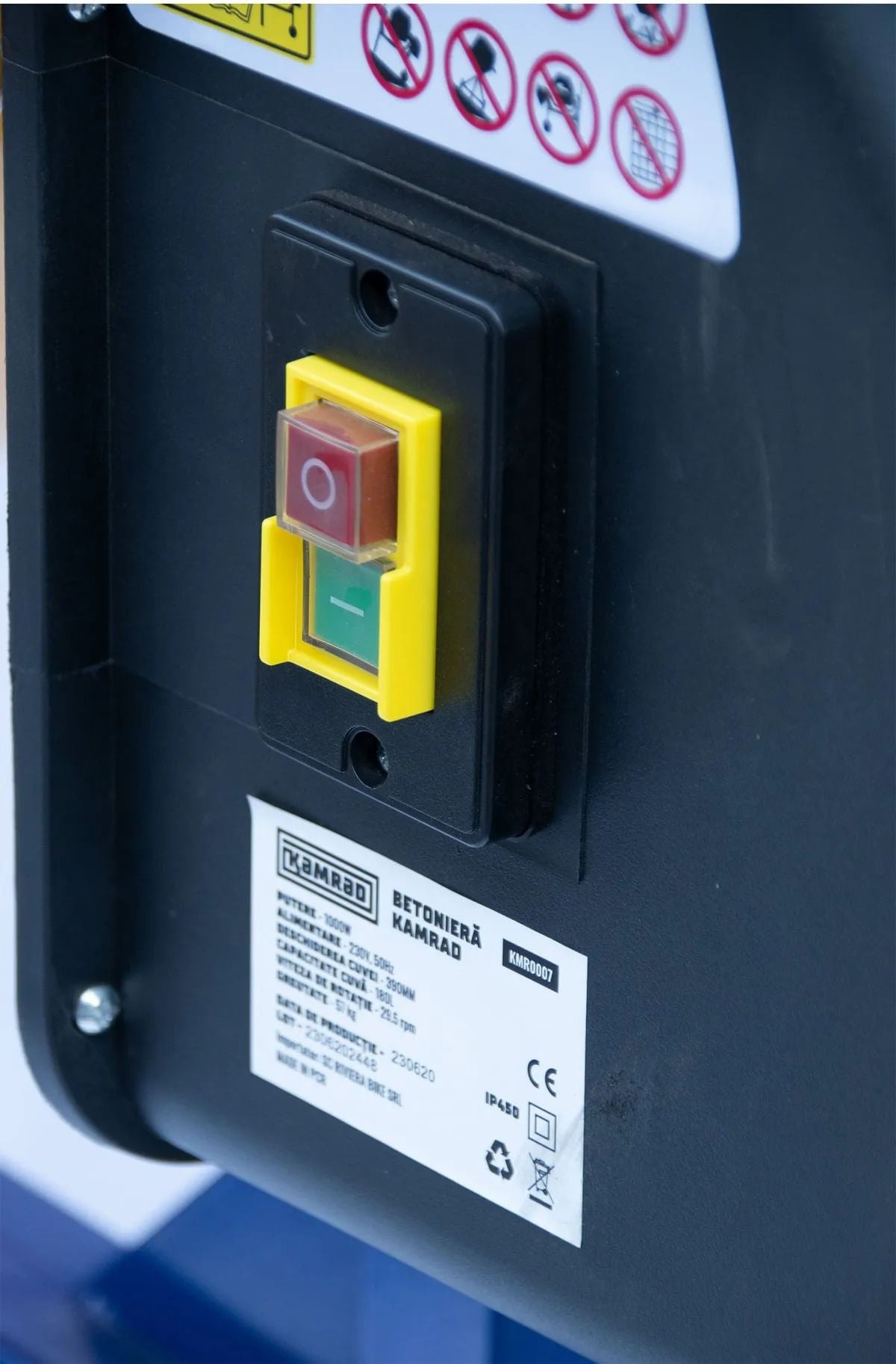 Betoniera Kamrad 1000W, 180L, PCM650A - RESIGILAT, 4, atomico.ro