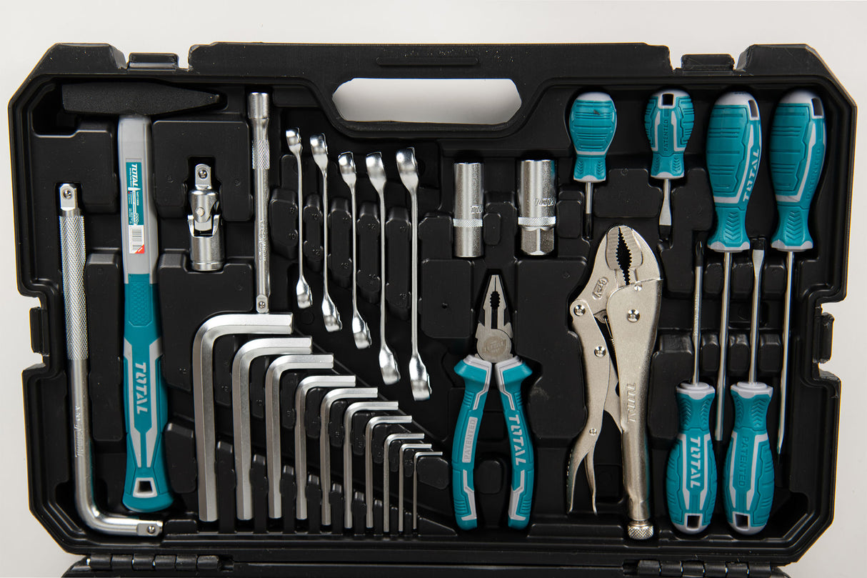 Trusa de scule 142 piese TOTAL Industrial, 3, atomico.ro