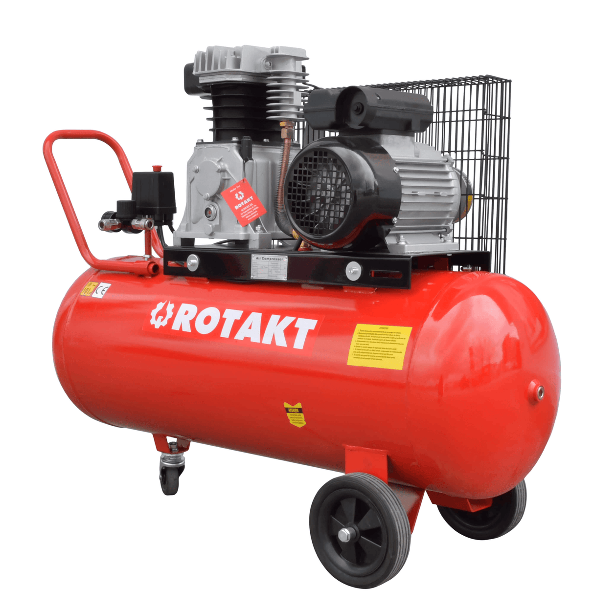 Compresor cu piston Rotakt ROCP-100-10, 100L, 3CP, 338 l/min, 10 bar, 1, atomico.ro