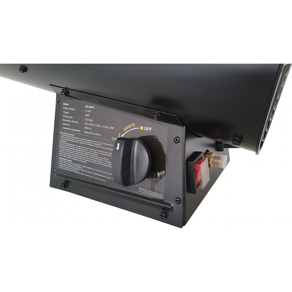Tun de caldura pe gaz Zobo ZB-G40A - 50 kW, 2, atomico.ro