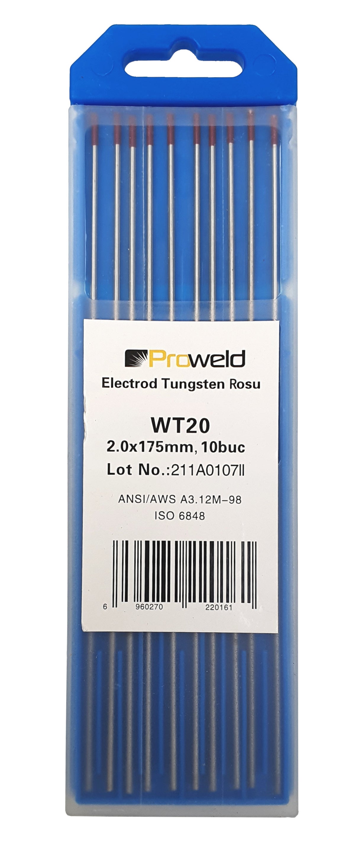 Electrod Proweld tungsten rosu 2.0 mm, 1, atomico.ro