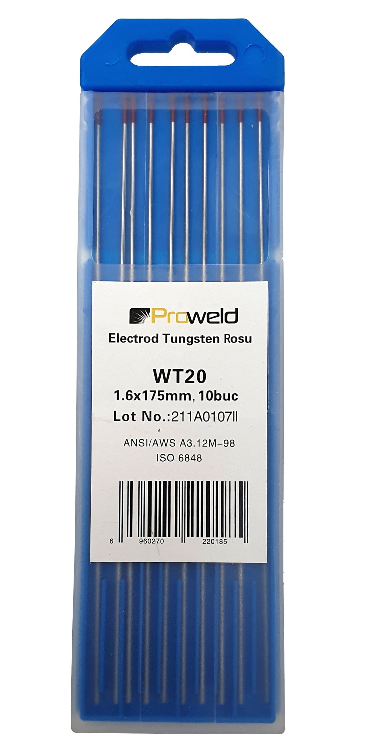 Electrod Proweld tungsten rosu 1.6 mm, 2, atomico.ro