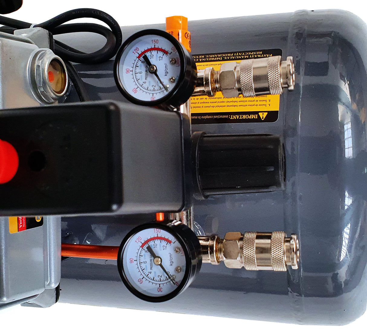 Compresor de aer cu ulei Stager HM2050B - 50L, 8bar, 200 l/min, 3, atomico.ro