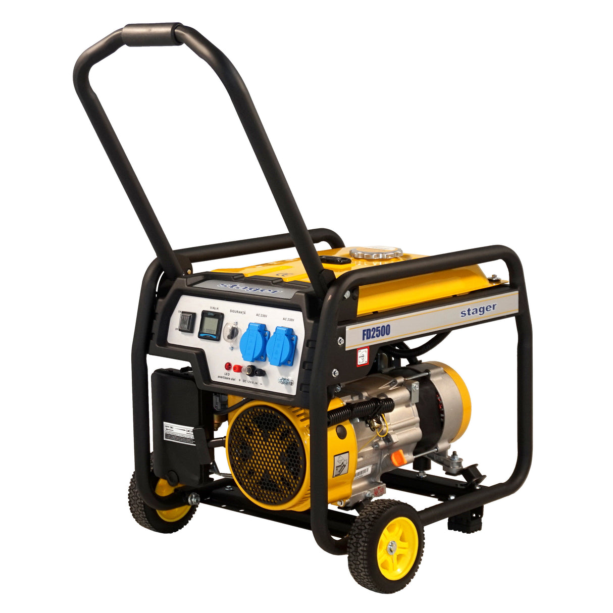 Generator monofazat open-frame Stager FD 2500, 2000W, benzina, pornire la sfoara, 3, atomico.ro