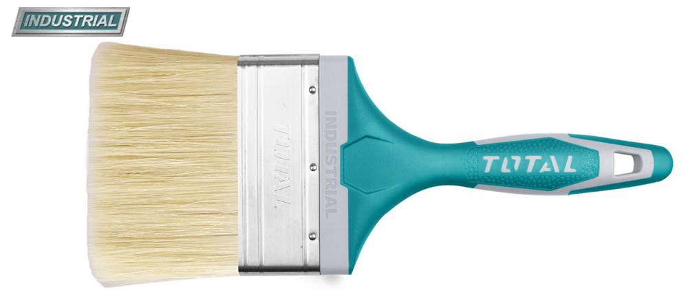 Pensula de vopsea Total Industrial - 100mm - maner TPR, 1, atomico.ro