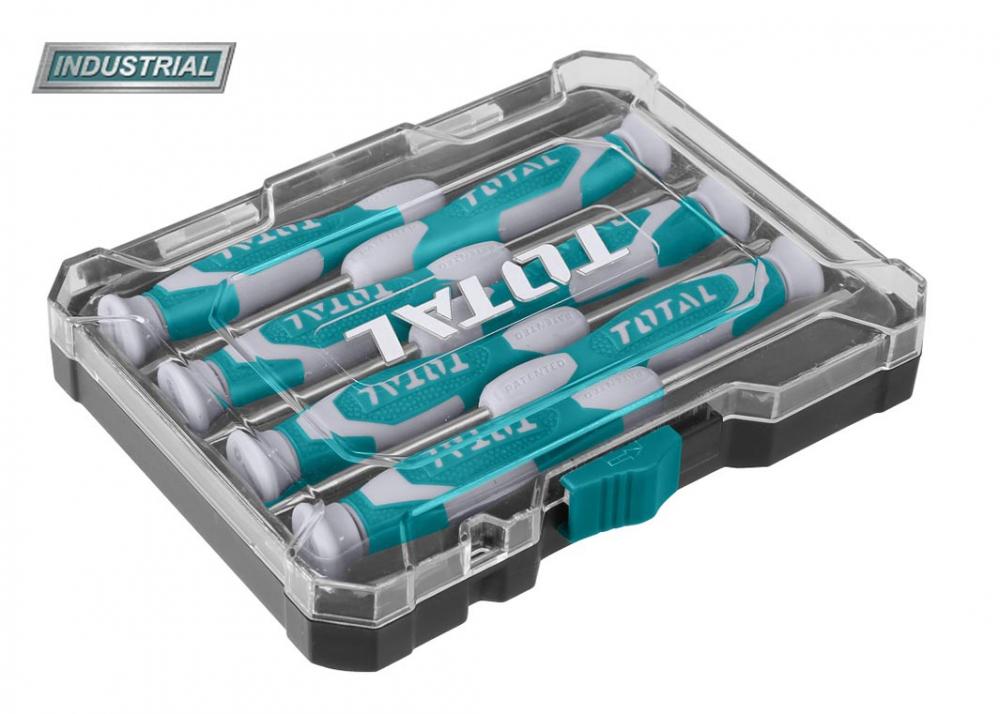 Set 7 surubelnite de precizie TOTAL Industrial, 1, atomico.ro