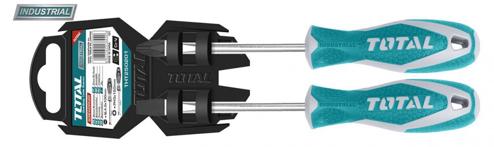 Set 2 surubelnite TOTAL Industrial - SL6.5 * 6 * 125 + PH2 * 6 * 125, 1, atomico.ro