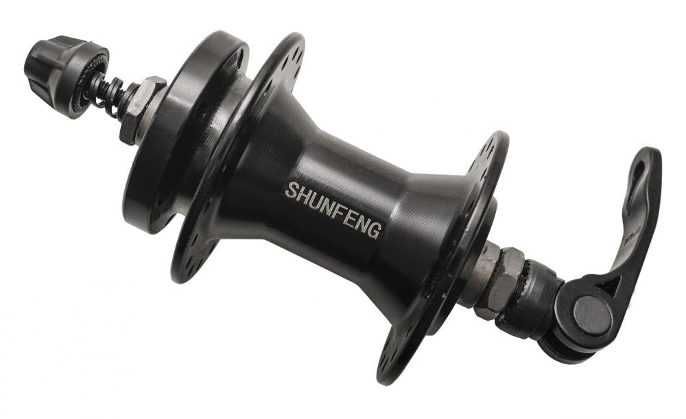 Butuc fata 26, aluminiu, disc, prindere rapida, cu bile, 36H, 1, atomico.ro