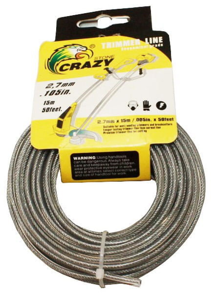 Fir taietor cu insertie metalica 15m - 2.7mm sectiune rotunda mc, 4, atomico.ro