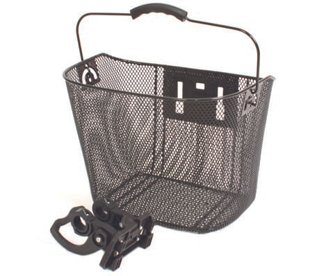 Cos fata bicicleta ELFIX din metal, prindere rapida, dimensiuni 35x25x26 cm, greutate 900 g, 2, atomico.ro