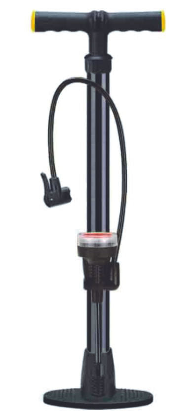 Pompa de podea cu manometru, cilindru 38x500 mm, presiune maxima 6 bar, 1, atomico.ro