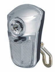 Far lanterna City cu 2 LED-uri albe super bright, 2 functii, cu catadioptru integrat, 1, atomico.ro