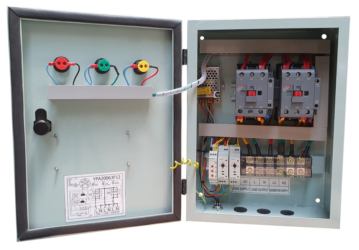 Automatizare monofazata Stager YPA20063F12S, 63A, 12Vcc, 3, atomico.ro