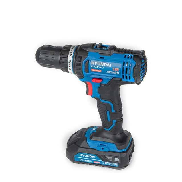 Masina de gaurit/insurubat cu acumulator Hyundai HY-ASR 180 LI 18V, 1 acum.2.0Ah, 4, atomico.ro