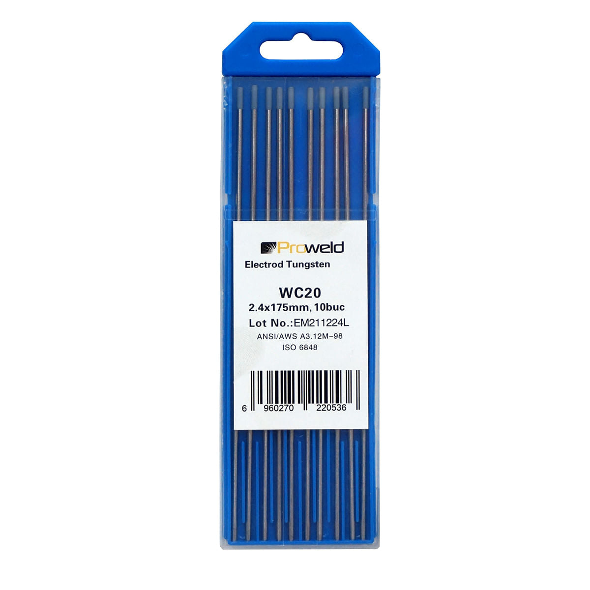 Electrozi tungsten gri ProWELD WC20 , 2.4x175mm, 10buc, 2, atomico.ro