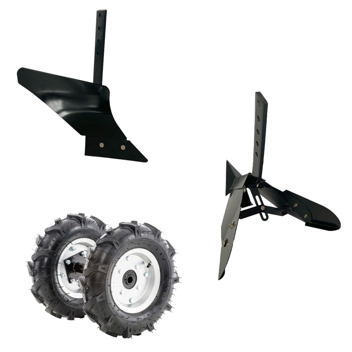 Motocultor pe benzina Wolfson Imperio, 8CP, 212cc, cu plug, rarita, roti de transport 4,00X8, 7, atomico.ro