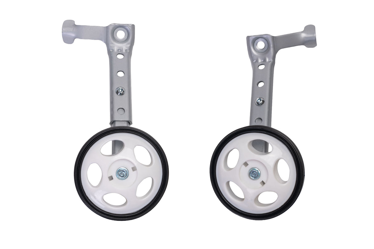 Roti ajutatoare reglabile pentru biciclete cu schimbator, compatibile 16–24", roti din plastic, 1, atomico.ro