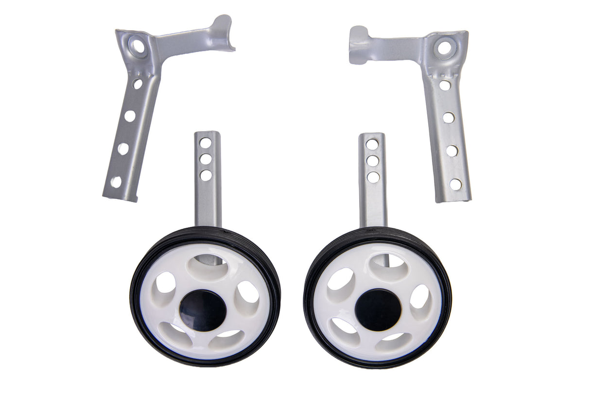 Roti ajutatoare reglabile pentru biciclete cu schimbator, compatibile 16–24", roti din plastic, 2, atomico.ro