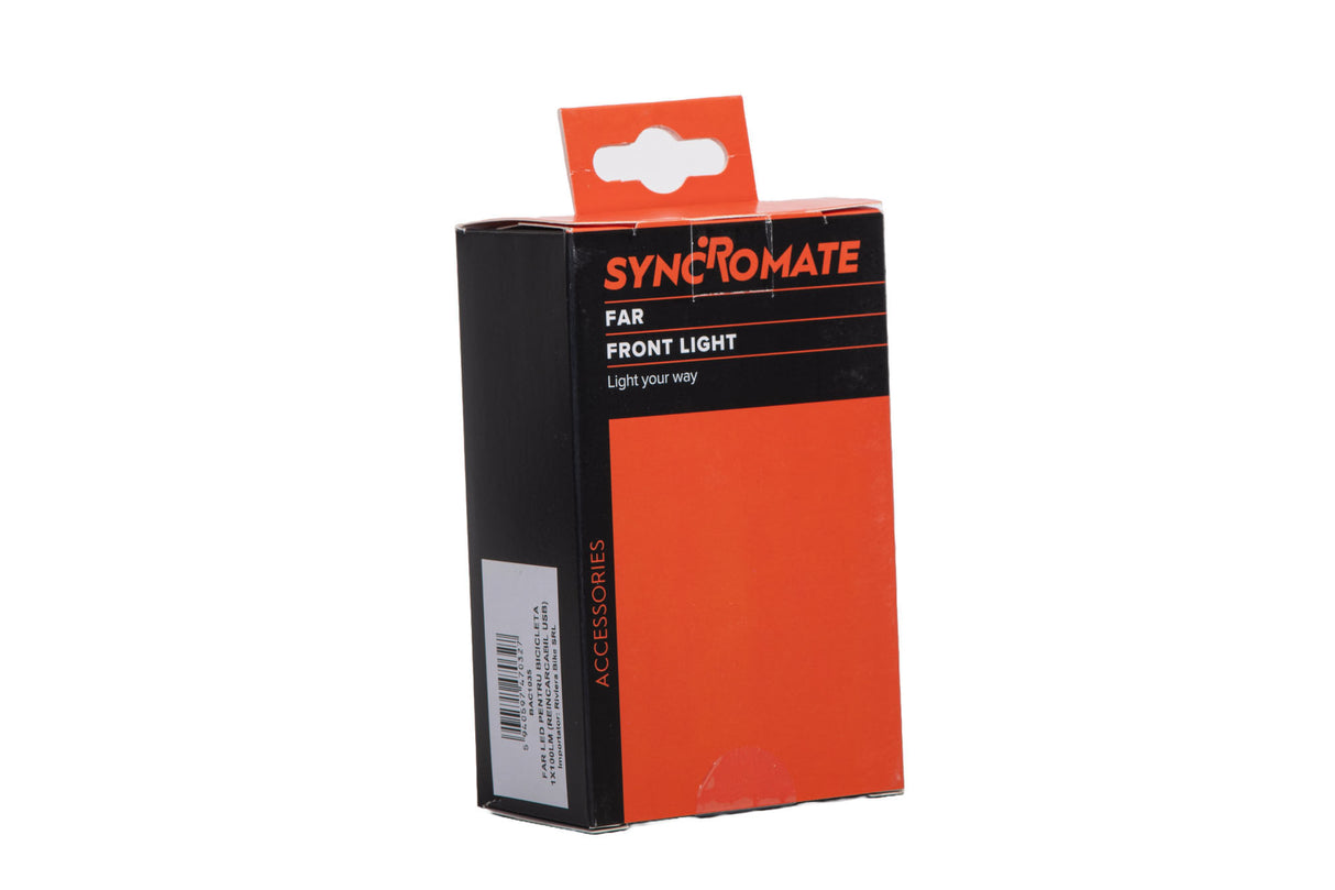 Far LED bicicleta 1x100 lm (reincarcabil USB) + Ham reflectorizant, 8, atomico.ro