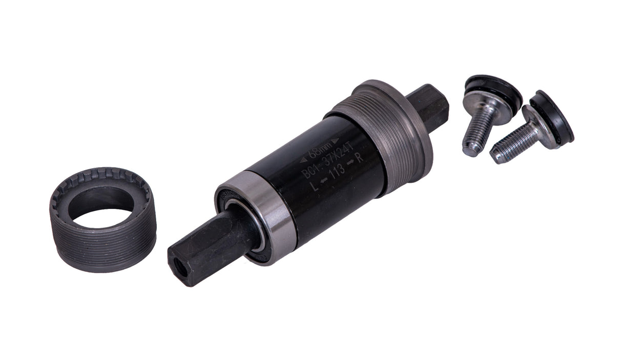 Monobloc pedalier ax 113 mm, rulmenti capsulati, manta otel, cuvete otel forjat la rece, 2, atomico.ro