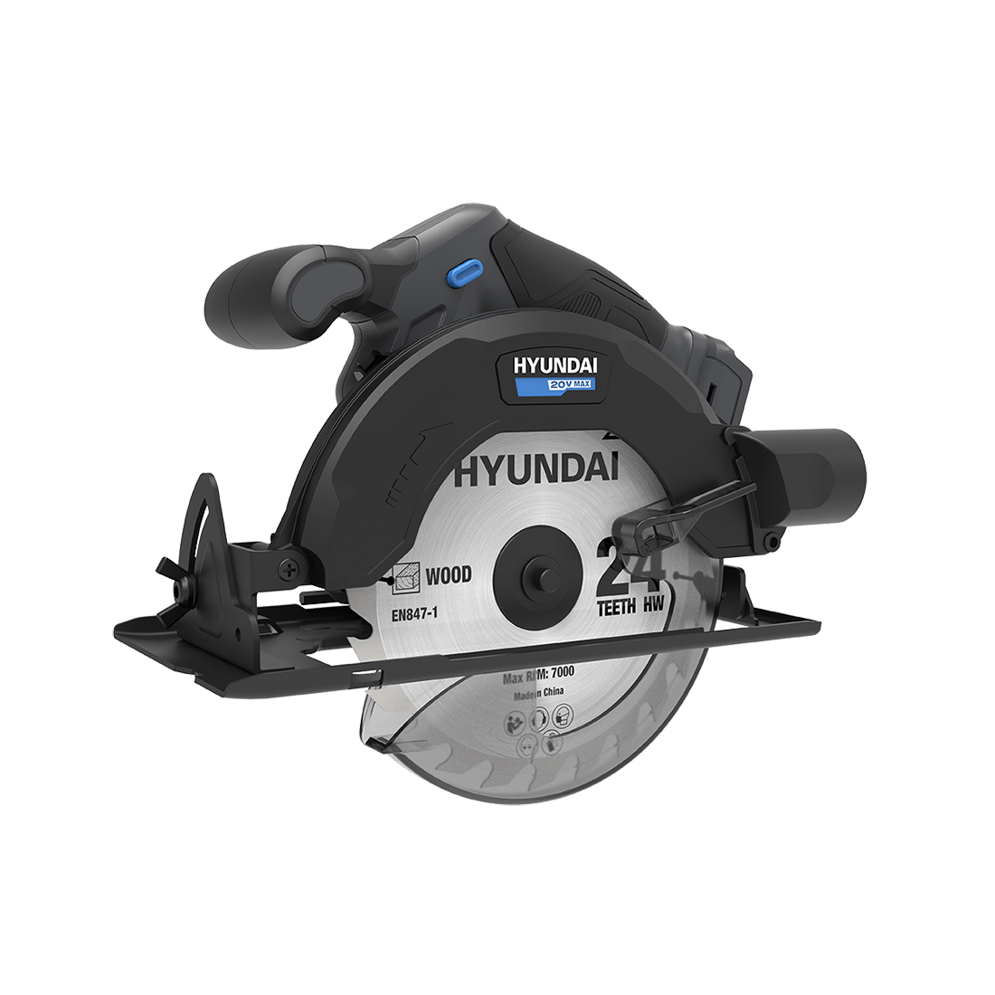 Fierastrau circular cu acumulator 20V Hyundai CS20S-165 - SOLO, 1, atomico.ro