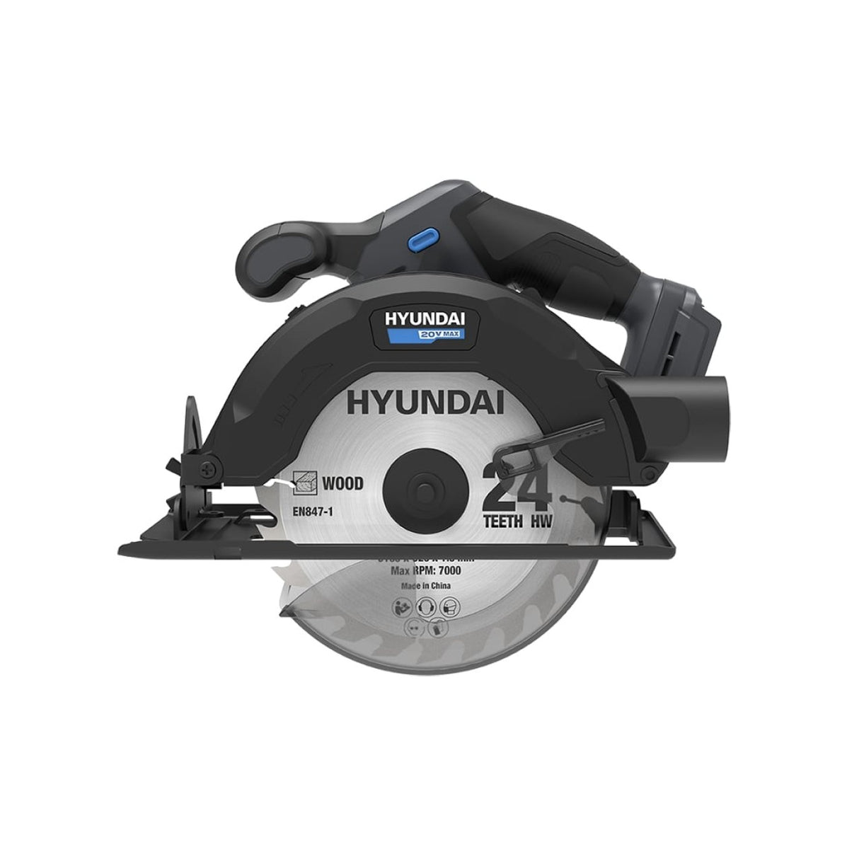 Fierastrau circular cu acumulator 20V Hyundai CS20S-165 - SOLO, 2, atomico.ro