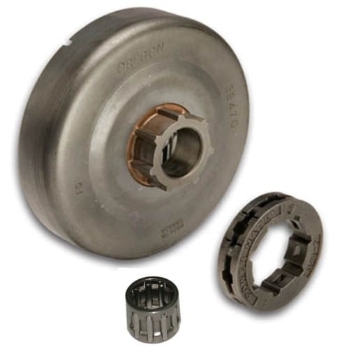 Oala ambreiaj + rotita motrica + colivie compatibil Stihl MS 341, 361, 440, 441, 460 – 3/8 7Z (3 piese), 1, atomico.ro