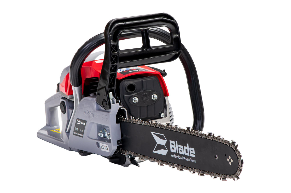 Drujba pe benzina BLADE Alpin 520 - 5CP, 2 lame si 2 lanturi + ulei ungere lant L150, toporisca Wolfson 600g, 5, atomico.ro