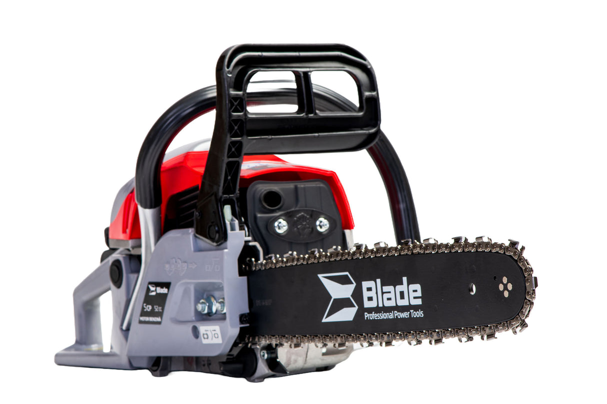 Drujba pe benzina BLADE Alpin 520 - 5CP, 2 lame si 2 lanturi + ulei ungere lant L150, toporisca fibra Wolfson, 4, atomico.ro